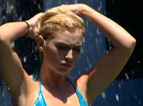 Britney Haynes in a bikini