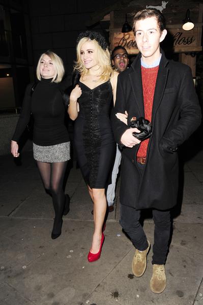 Pixie Lott leaving night club in London 11/30/12 
