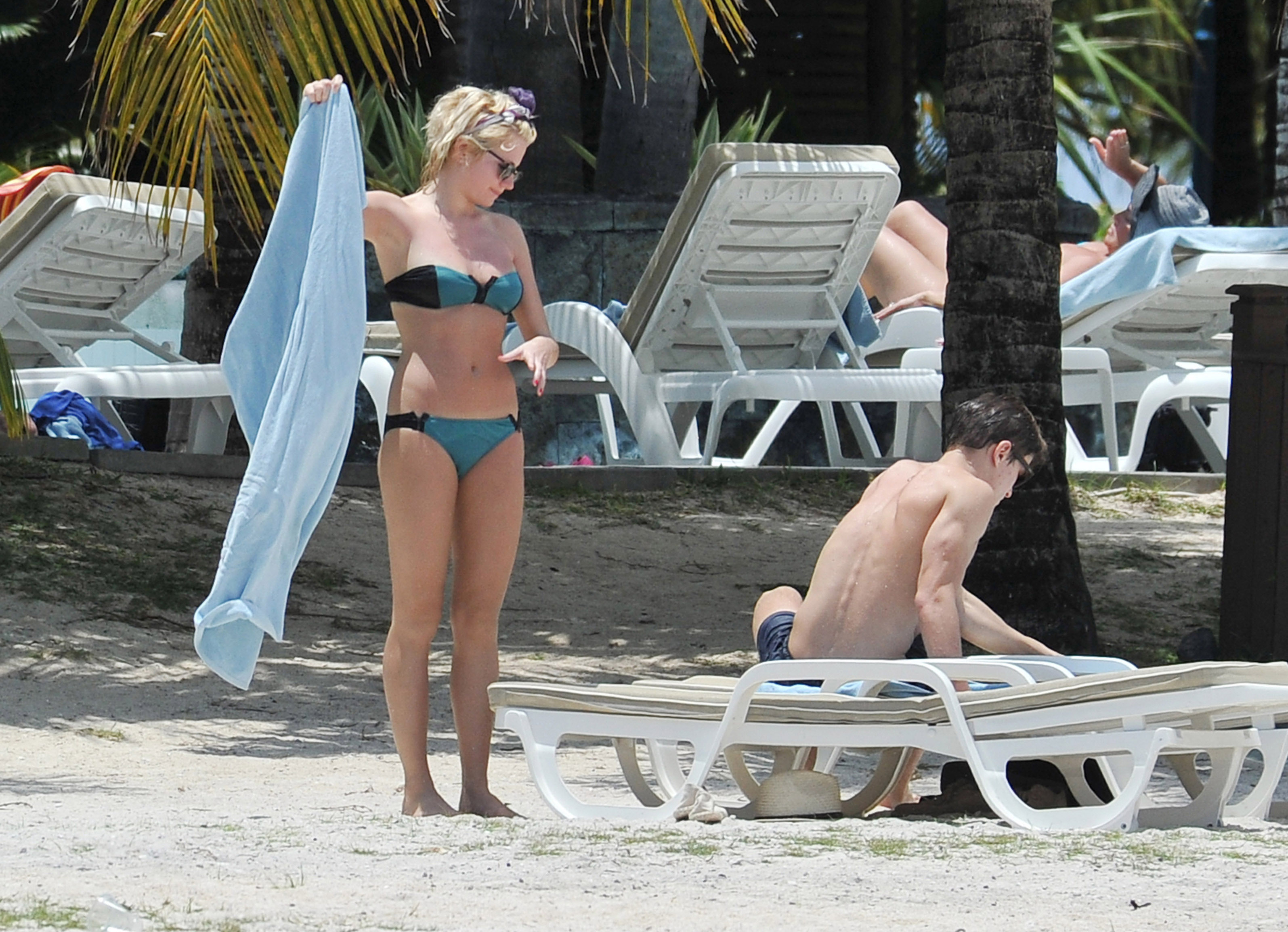 Pixie Lott in a bikini