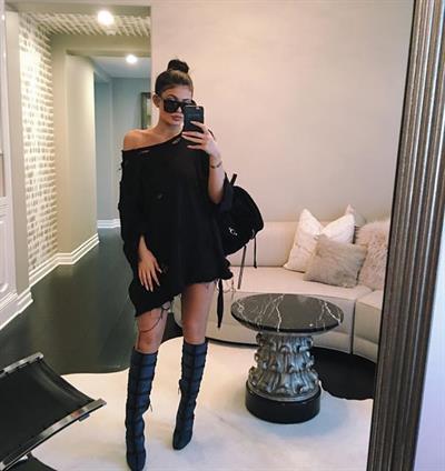 Kylie Jenner taking a selfie