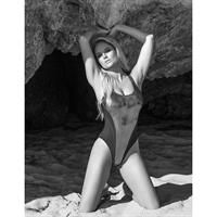 Genevieve Morton in a bikini