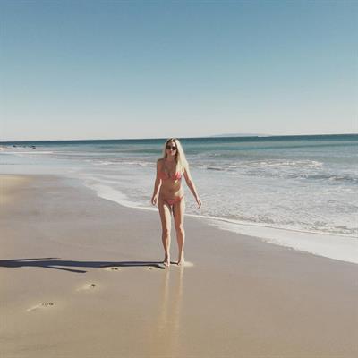 Genevieve Morton in a bikini