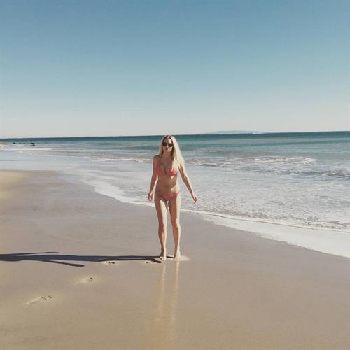 Genevieve Morton in a bikini