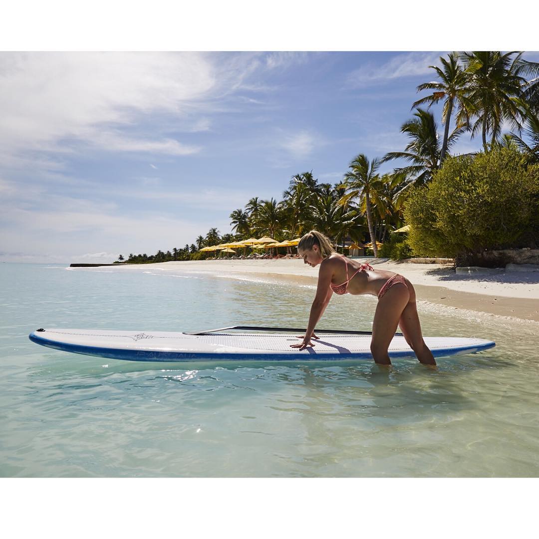 Genevieve Morton in a bikini - ass