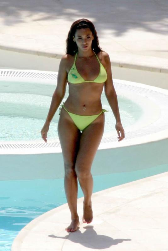 Beyoncé Knowles in a bikini