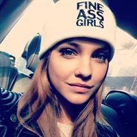 Barbara Palvin taking a selfie