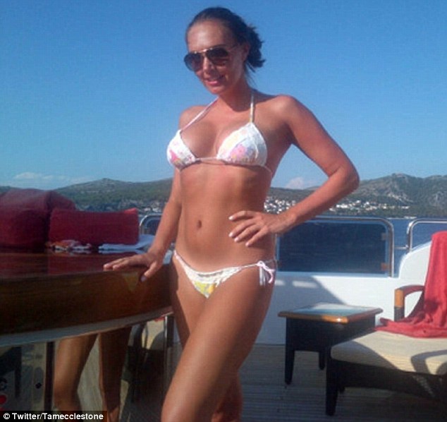 Tamara Ecclestone in a bikini