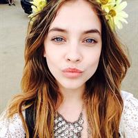 Barbara Palvin taking a selfie