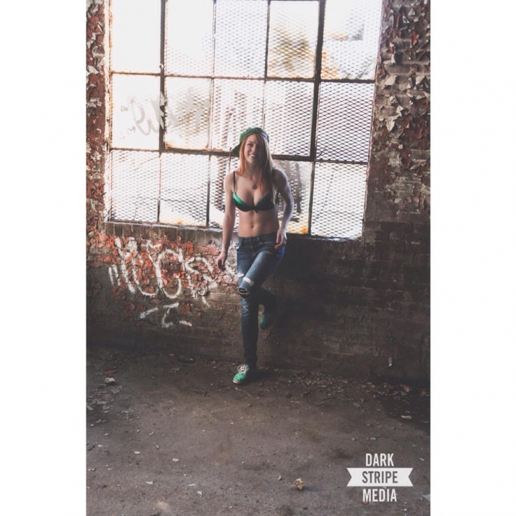 Tawny Swain in lingerie