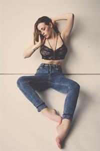 Olga Kobzar in lingerie