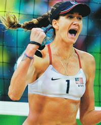 Kerri Lee Walsh-Jennings is an American professional beach volleyball player best known for playing with Misty May-Treanor in the Olympics in Athens 2004, Beijing 2008 and London 2012.

She also played in the Sydney 2000 Olympics on the U.S. women's indoor volleyball team