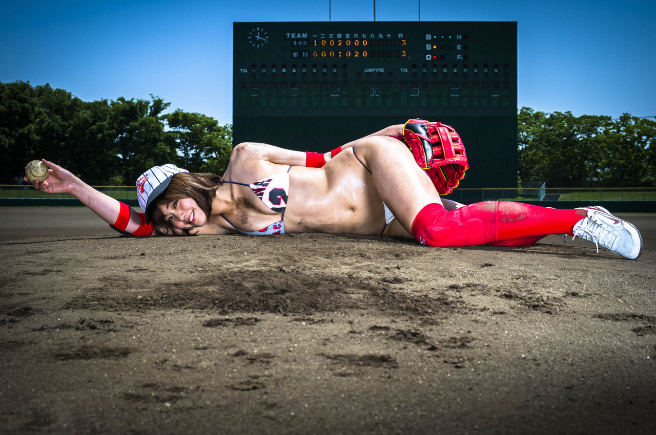 Ami Inamura in a bikini