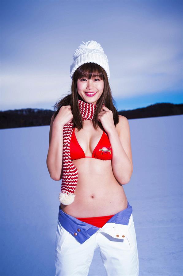 Ami Inamura in a bikini
