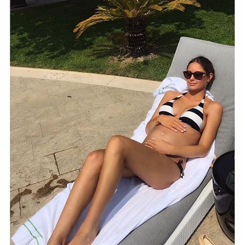 Mathilde Gøhler in a bikini