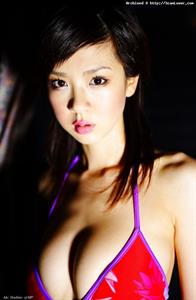 Aki Hoshino in a bikini