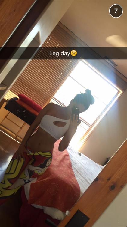 Tianna Gregory taking a selfie