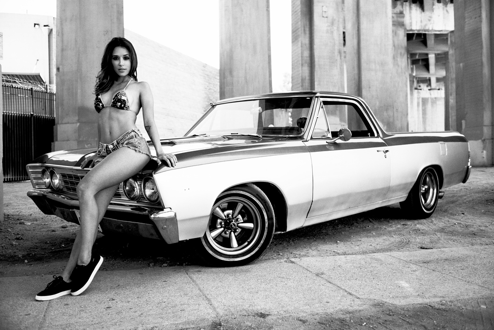 Tianna Gregory in a bikini