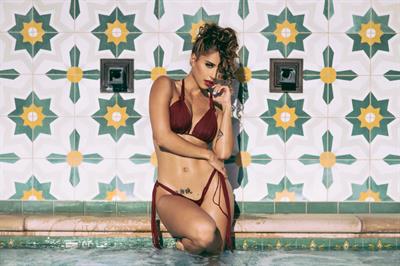 Tianna Gregory in a bikini