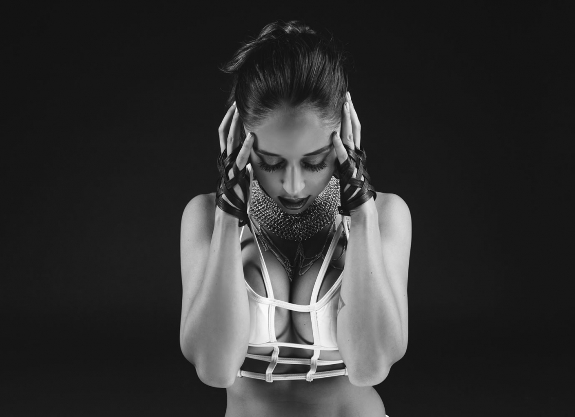 Tianna Gregory in a bikini