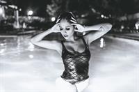 Tianna Gregory in a bikini