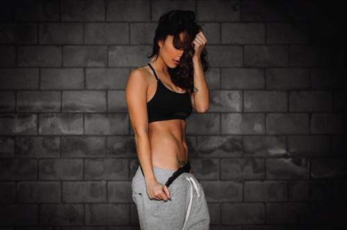 Tianna Gregory in lingerie