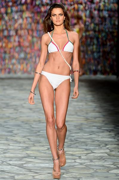 Barbara Fialho in a bikini