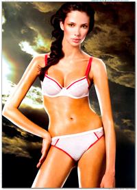 Sabrina Jales in lingerie