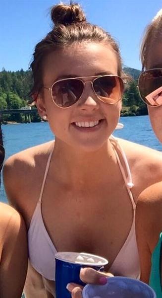 Emily Hansen in a bikini