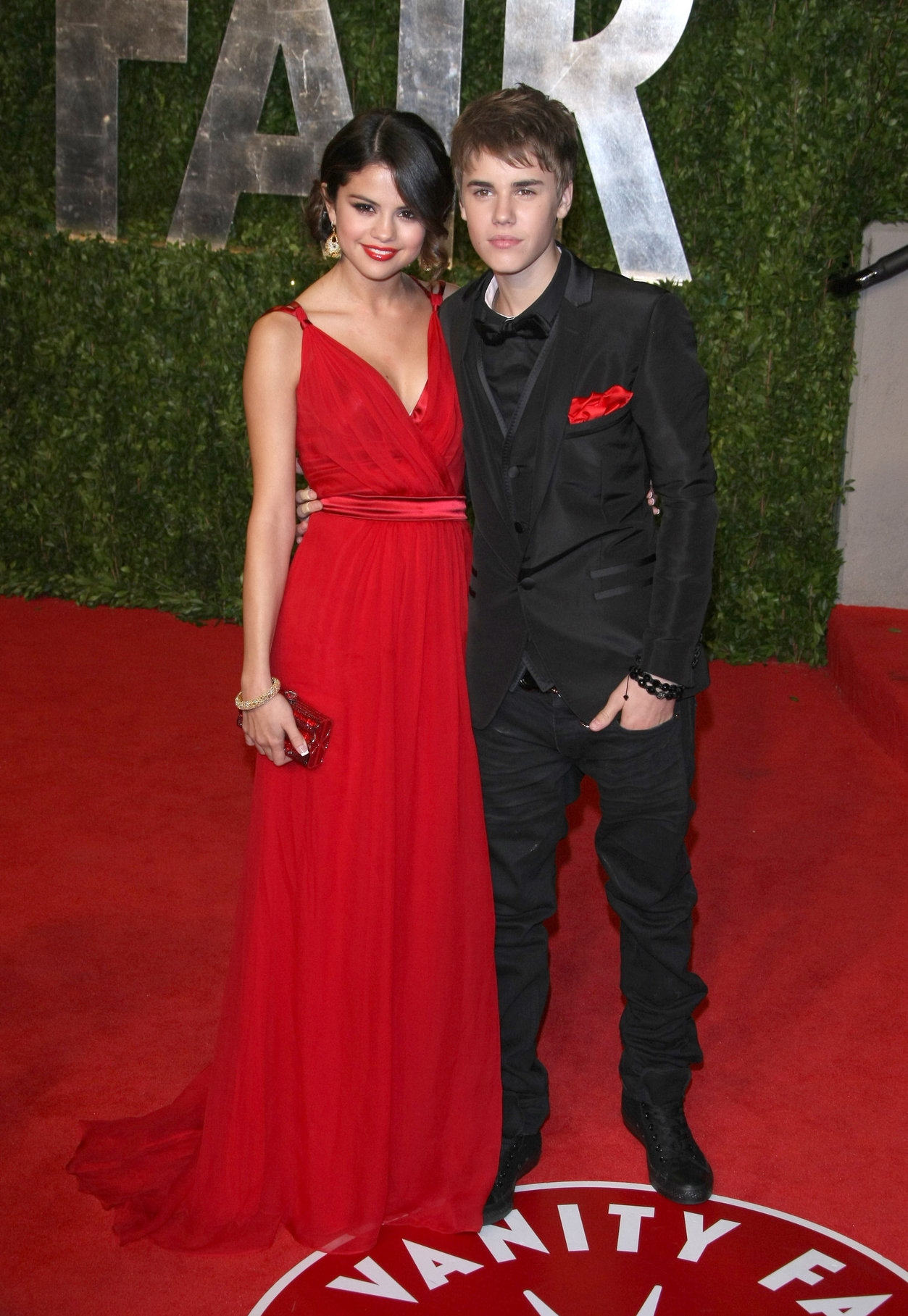 Selena Gomez Vanity Fair Oscar party in West Hollywood on February 27, 2011