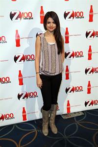Selena Gomez Z100 Coca Colas all access lounge pre show in New York City December 10, 2010