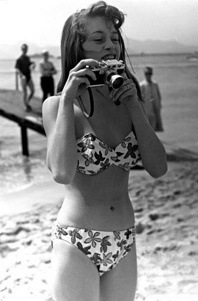 Brigitte Bardot in a bikini