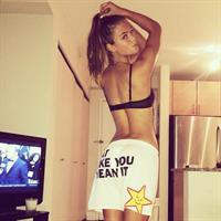 Nina Agdal in lingerie