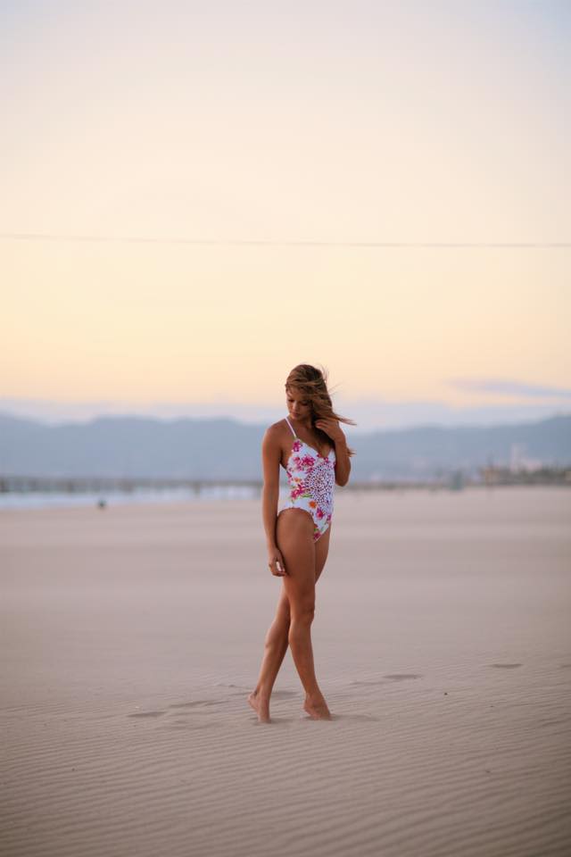 Kyra Santoro in a bikini