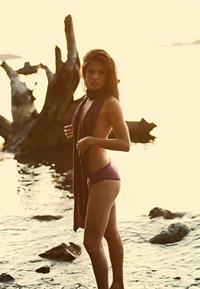 Marie Avgeropoulos in a bikini