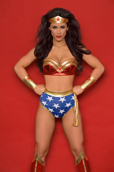 Ellie Gonsalves in a bikini