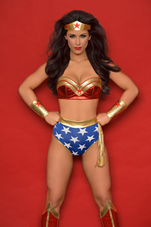 Ellie Gonsalves in a bikini