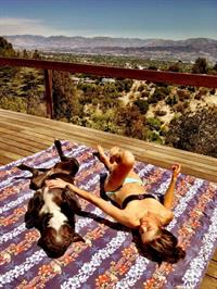 Marie Avgeropoulos in a bikini