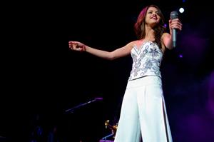 Selena Gomez KIIS FM's Jingle Ball 2010 NOKIA Theatre Los Angeles on December 5, 2010