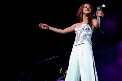 Selena Gomez KIIS FM's Jingle Ball 2010 NOKIA Theatre Los Angeles on December 5, 2010