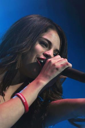 Selena Gomez KIIS FM's Jingle Ball 2010 NOKIA Theatre Los Angeles on December 5, 2010