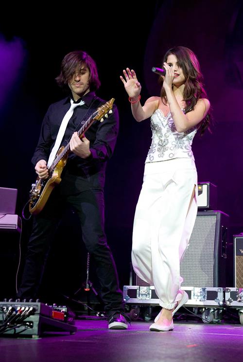 Selena Gomez KIIS FM's Jingle Ball 2010 NOKIA Theatre Los Angeles on December 5, 2010
