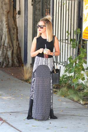 Ashley Tisdale heads to a hair salon in West Hollywood June 12, 2014