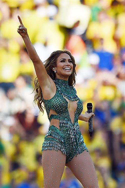 Jennifer Lopez performs during the Opening Ceremony of the 2014 FIFA World Cup Brazil June 12, 2014