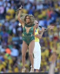 Jennifer Lopez performs during the Opening Ceremony of the 2014 FIFA World Cup Brazil June 12, 2014