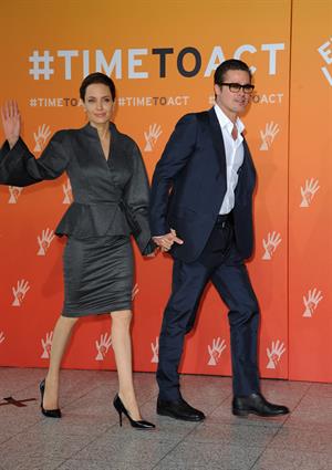 Angelina Jolie at the Global Summit To End Sexual Violence In Conflict June 13, 2014