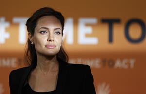 Angelina Jolie at the Global Summit To End Sexual Violence In Conflict June 12, 2014