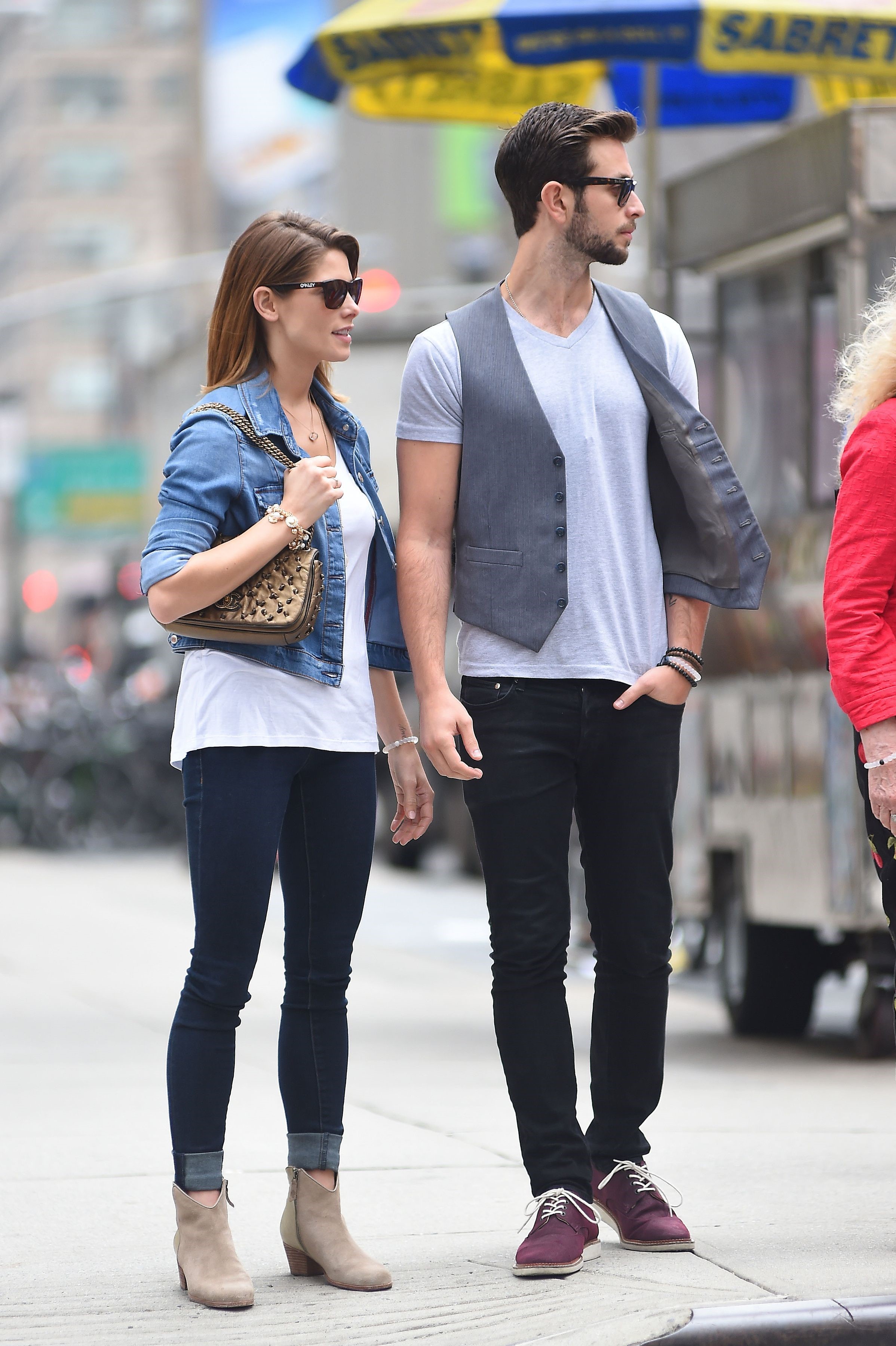 Ashley Greene strolling through NYC June 11, 2014