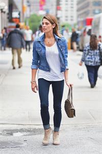 Ashley Greene strolling through NYC June 11, 2014