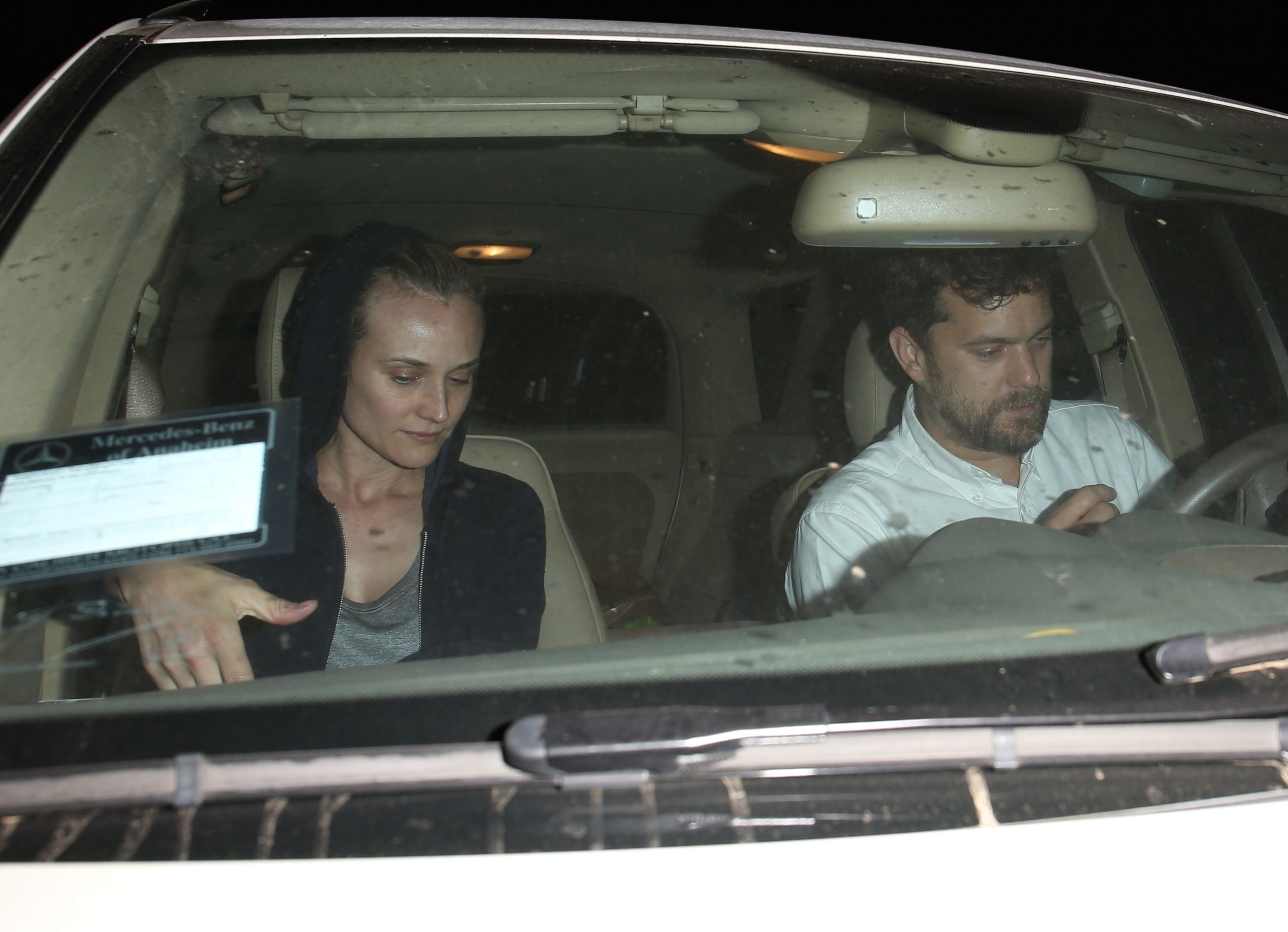 Diane Kruger and Joshua Jackson leaving Giorgio Baldi June 11, 2014
