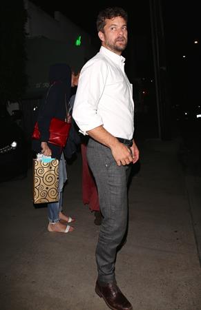 Diane Kruger and Joshua Jackson leaving Giorgio Baldi June 11, 2014